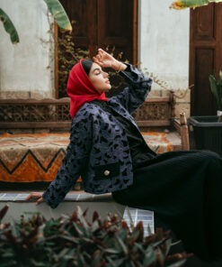 کت دامن تیکه دوزی برگ