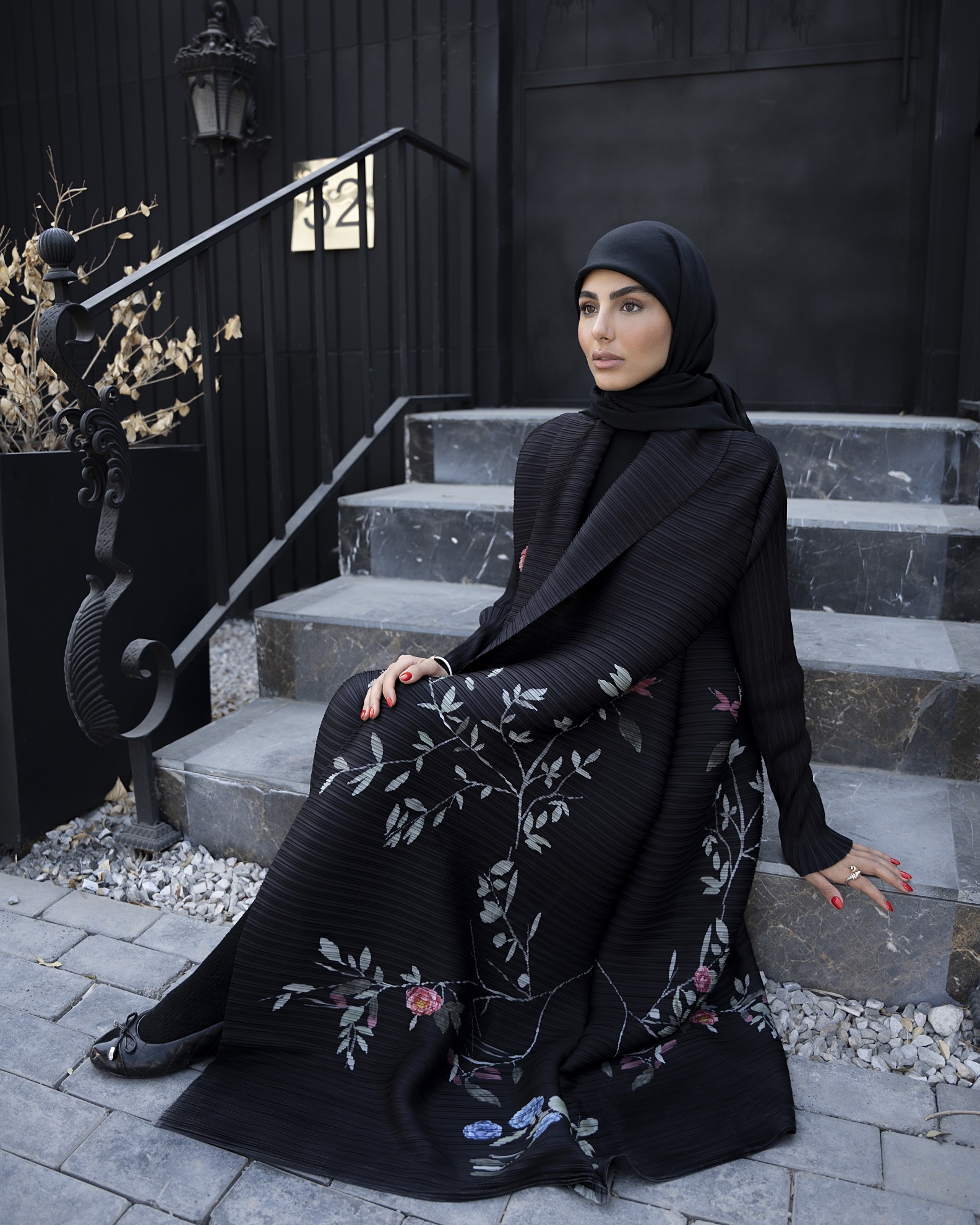 عبا پلیسه طرح قو - Image 5