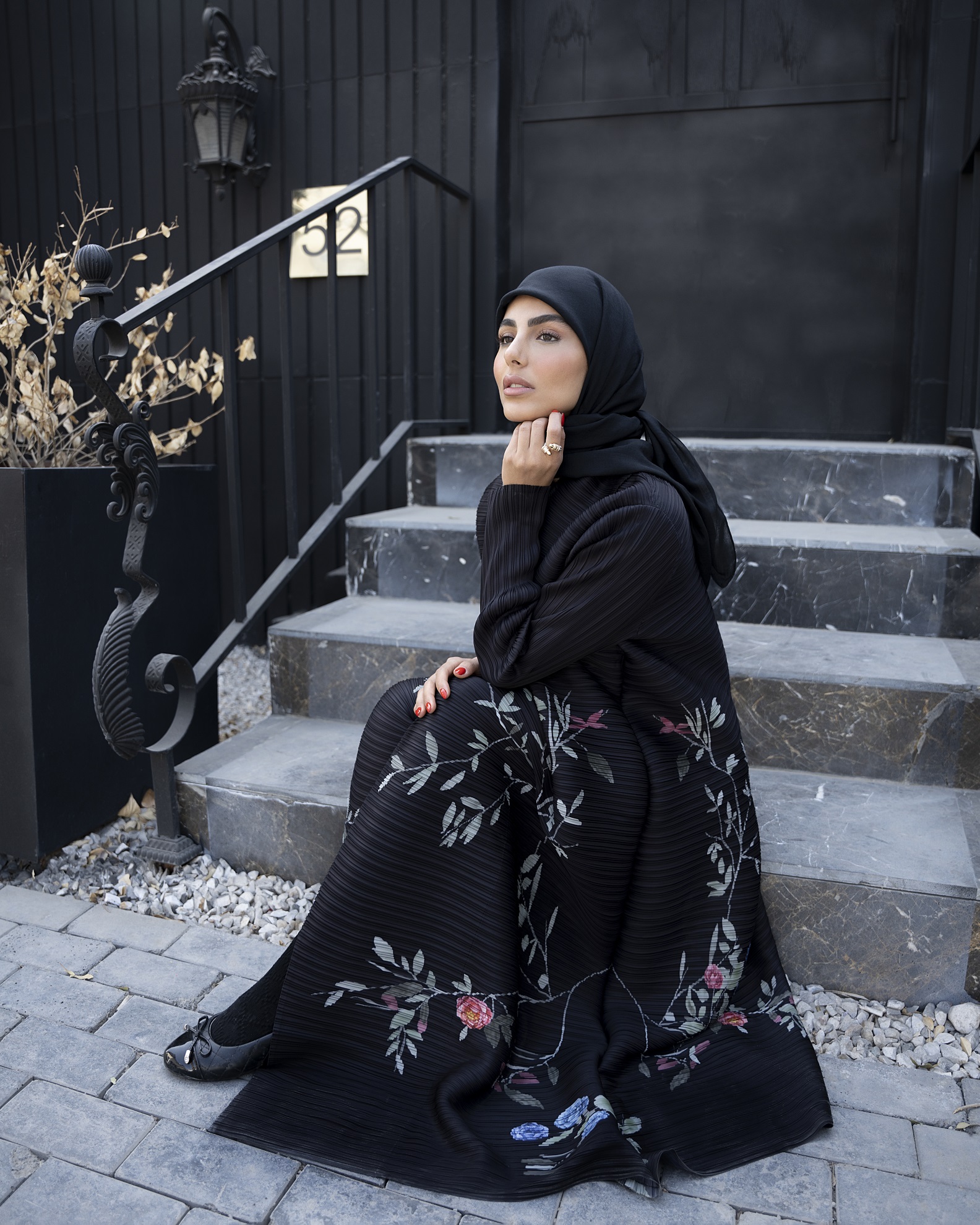 عبا پلیسه طرح قو - Image 2