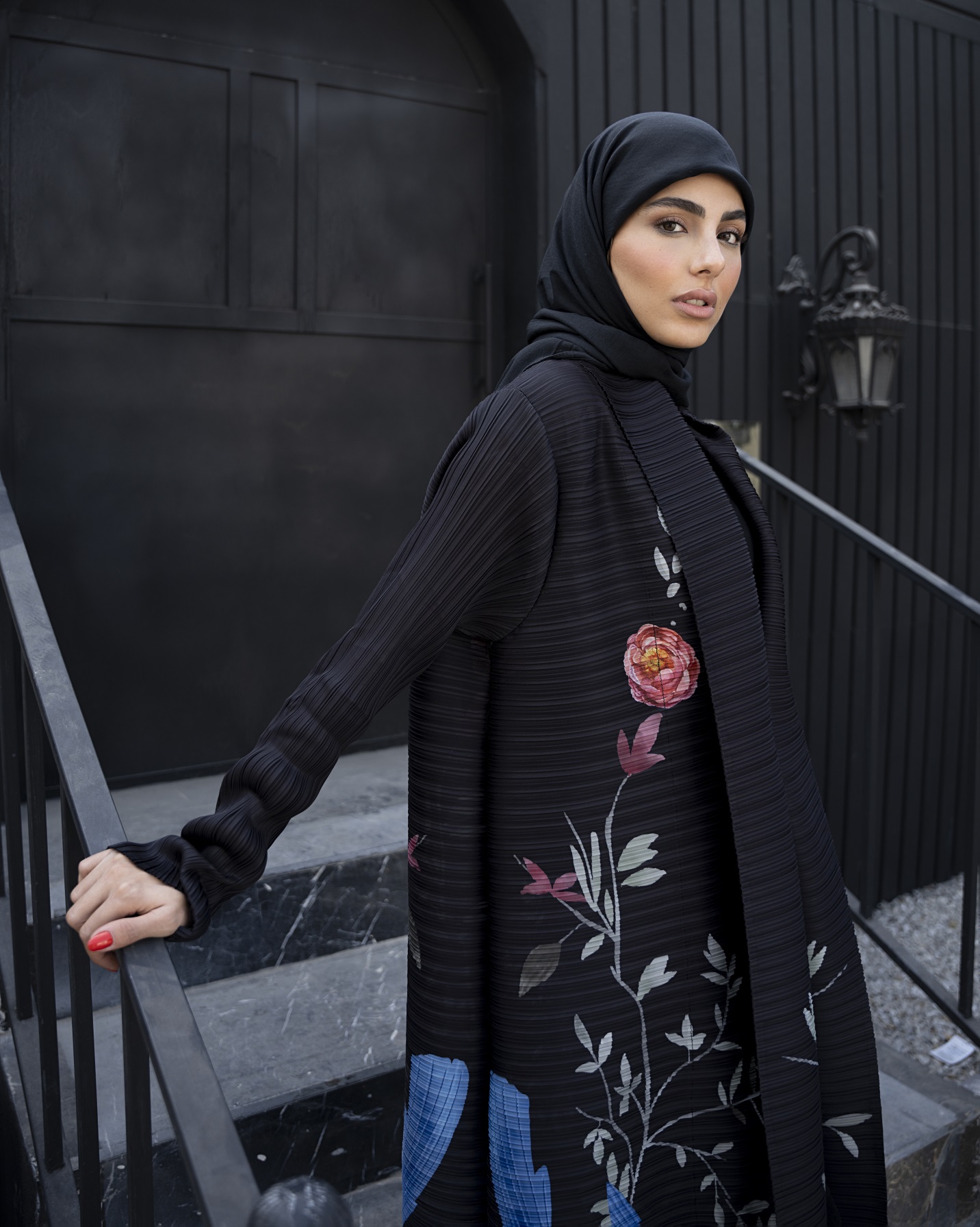 عبا پلیسه طرح قو - Image 3