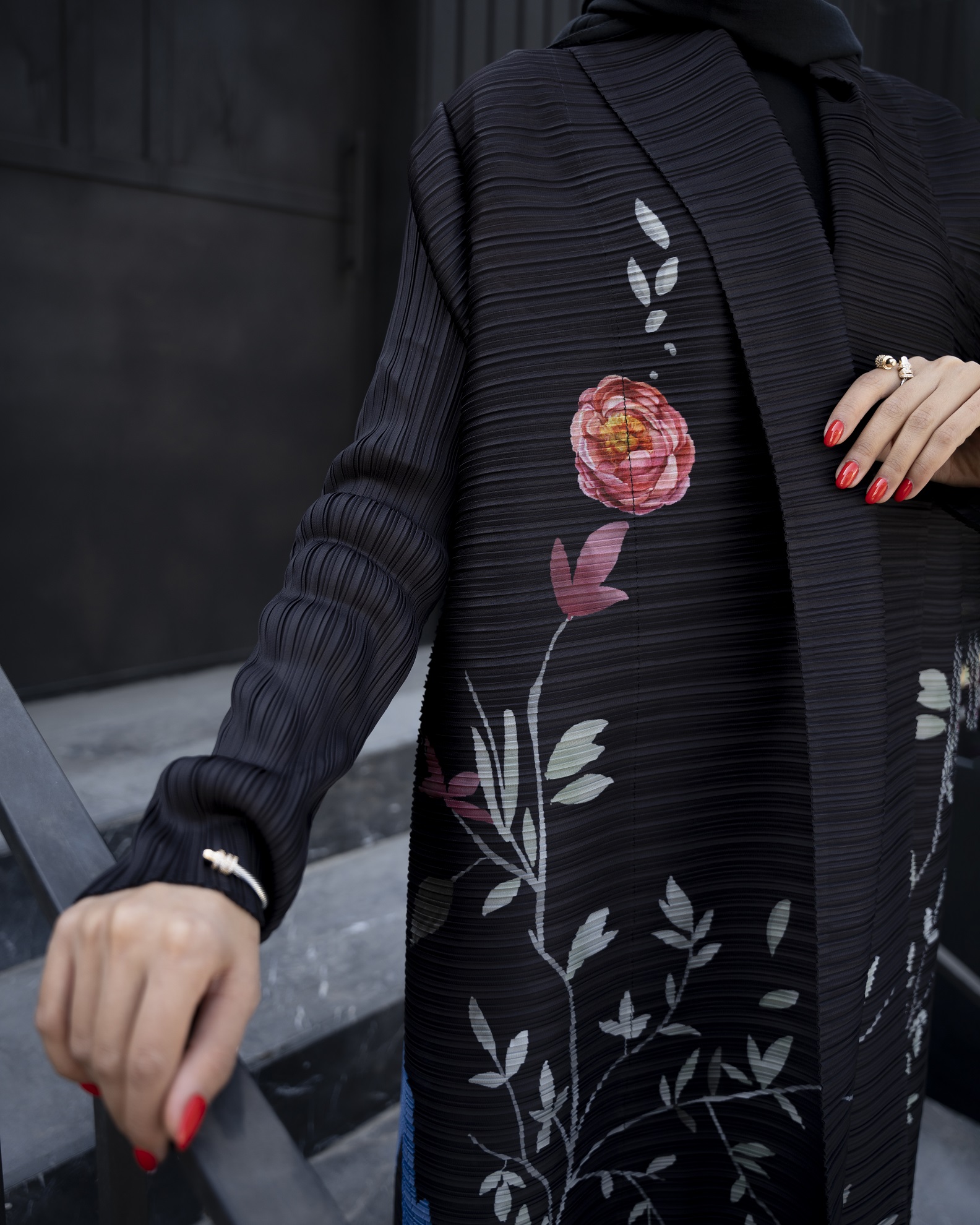 عبا پلیسه طرح قو - Image 4